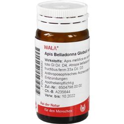 Braunes Fläschchen mit weißem Etikett für eine anthroposophische Medizin.
